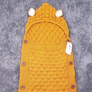 Hibobi Baby Swaddle ~Sleeping Bag ~ Stroller Wrap~ Knitted Blanket ~ Infant / R7